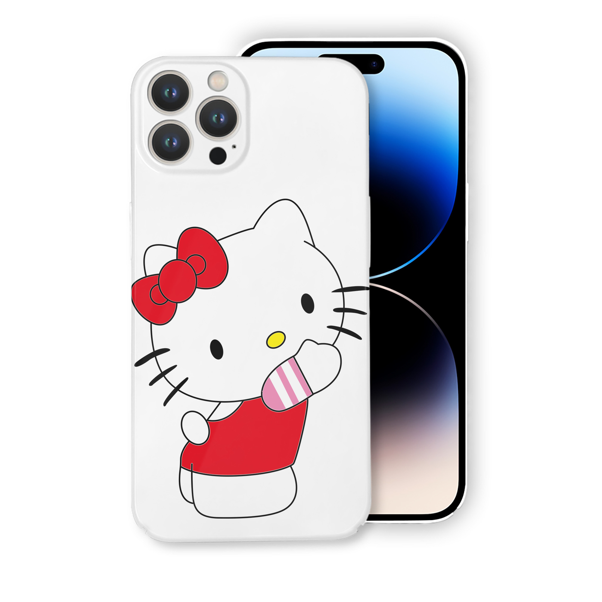 （画像用） Hello Kitty ハローキティ 【iPhone 14シリーズ対応】ハードケース